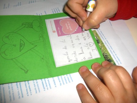 "Escrevo aqui o quanto gosto de ti" - 5º B